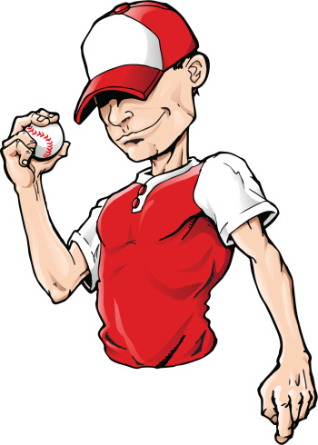 Youth Baseball Clip Art, Vector Images & Illustrations