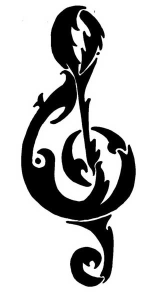 Treble Clef Tattoo Designs | Free Download Clip Art | Free Clip ...