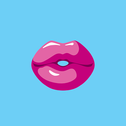 Human Lips Clip Art, Vector Images & Illustrations