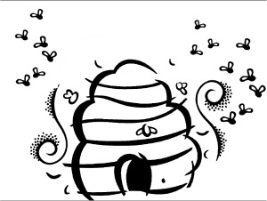 Bumble Bee Clip Art Coloring Page - ClipArt Best