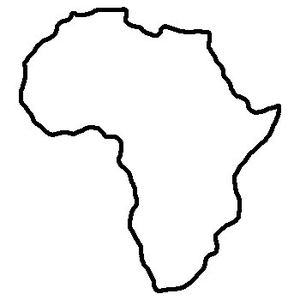 Africa outline clip art - ClipartFox