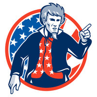 deviantART: More Like Uncle Sam American Pointing Finger Flag Retro by