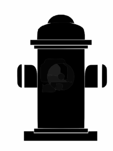 Outline Of Fire Hydrant Clip Art - vector clip art ...