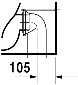 Duravit - Vero Toilets Toilet floor standing #211709 by Duravit