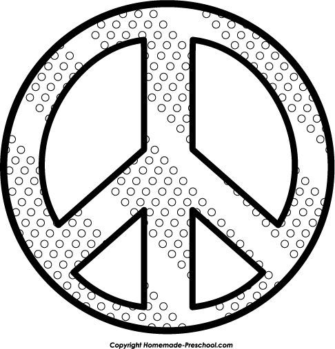 Free Peace Sign Clipart