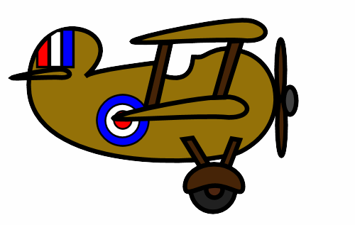 Biplane Clip Art