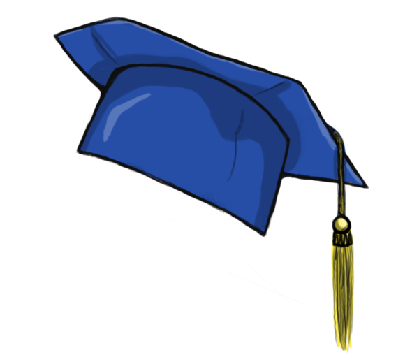 Graduation hat flying graduation caps clip art cap line 6 ...