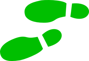 Clipart shoe prints