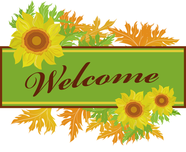 Welcome Signs Clipart