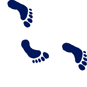 Clipart footprints kids