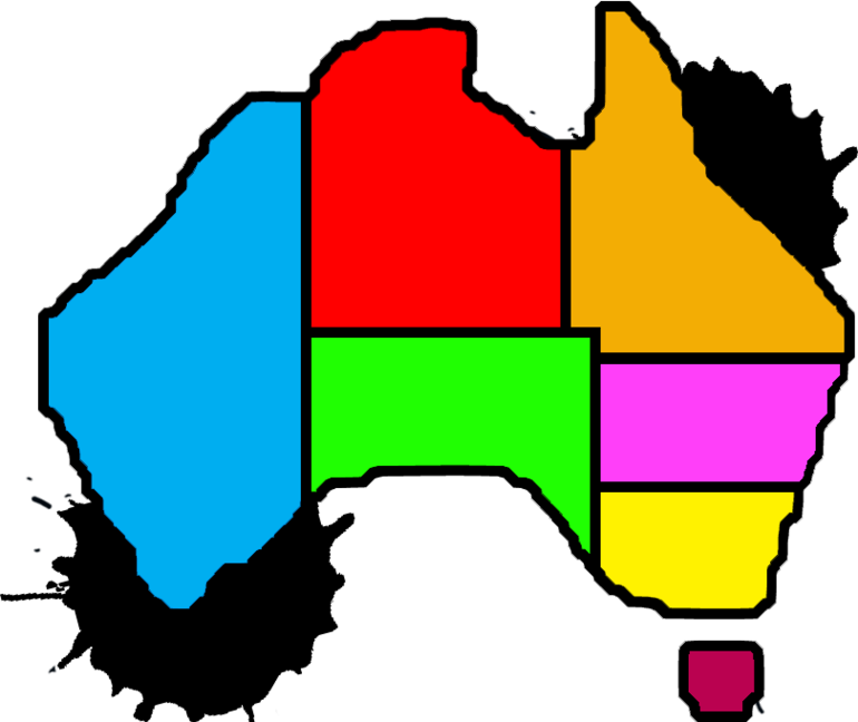 Australian Map For Kids Clipart Best
