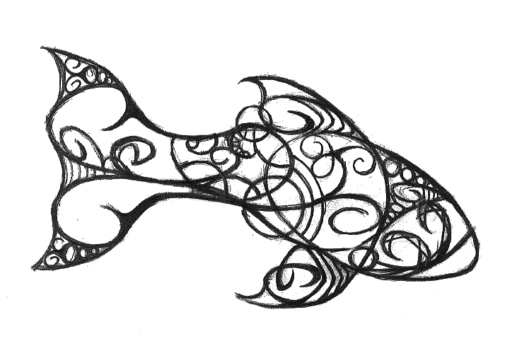 Tribal Fish WIP by NeoZeroX on DeviantArt