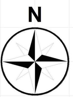 North Arrow Symbol Clipart - Free to use Clip Art Resource