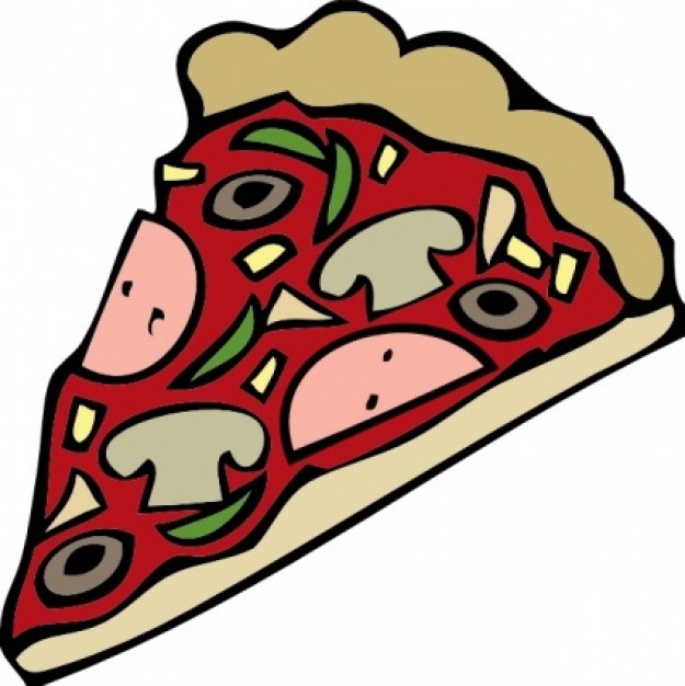 Picture Of A 4 Piece Pizza - ClipArt Best