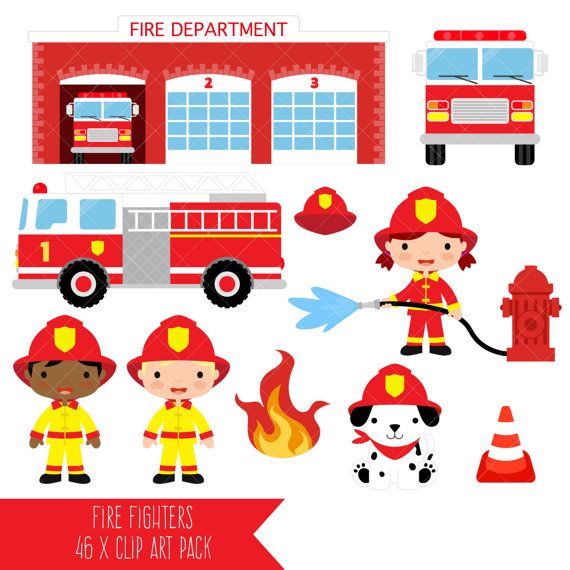 Firefighter Clipart | Girl Clipart ...