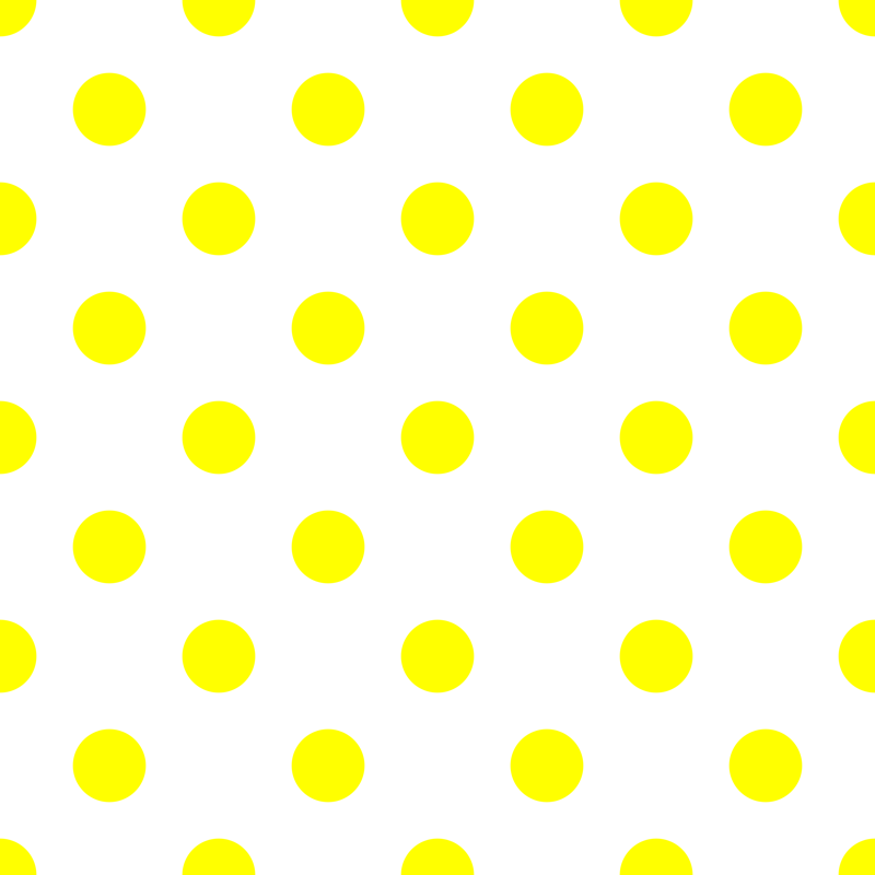 One Inch Yellow Polka Dots on White giftwrap - mtothefifthpower ...