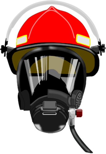 Fire helmet vector drawing | Public domain vectors