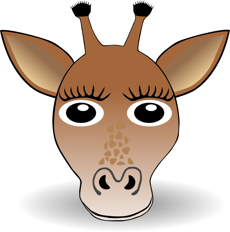 Cartoon Giraffe Face | Free Download Clip Art | Free Clip Art | on ...