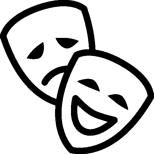 Cinema Theatre Mask icon free download as PNG and ICO formats ...