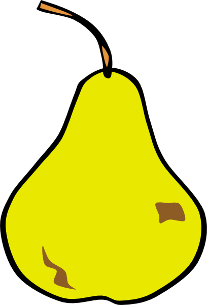 Pear clip art Free Vector / 4Vector