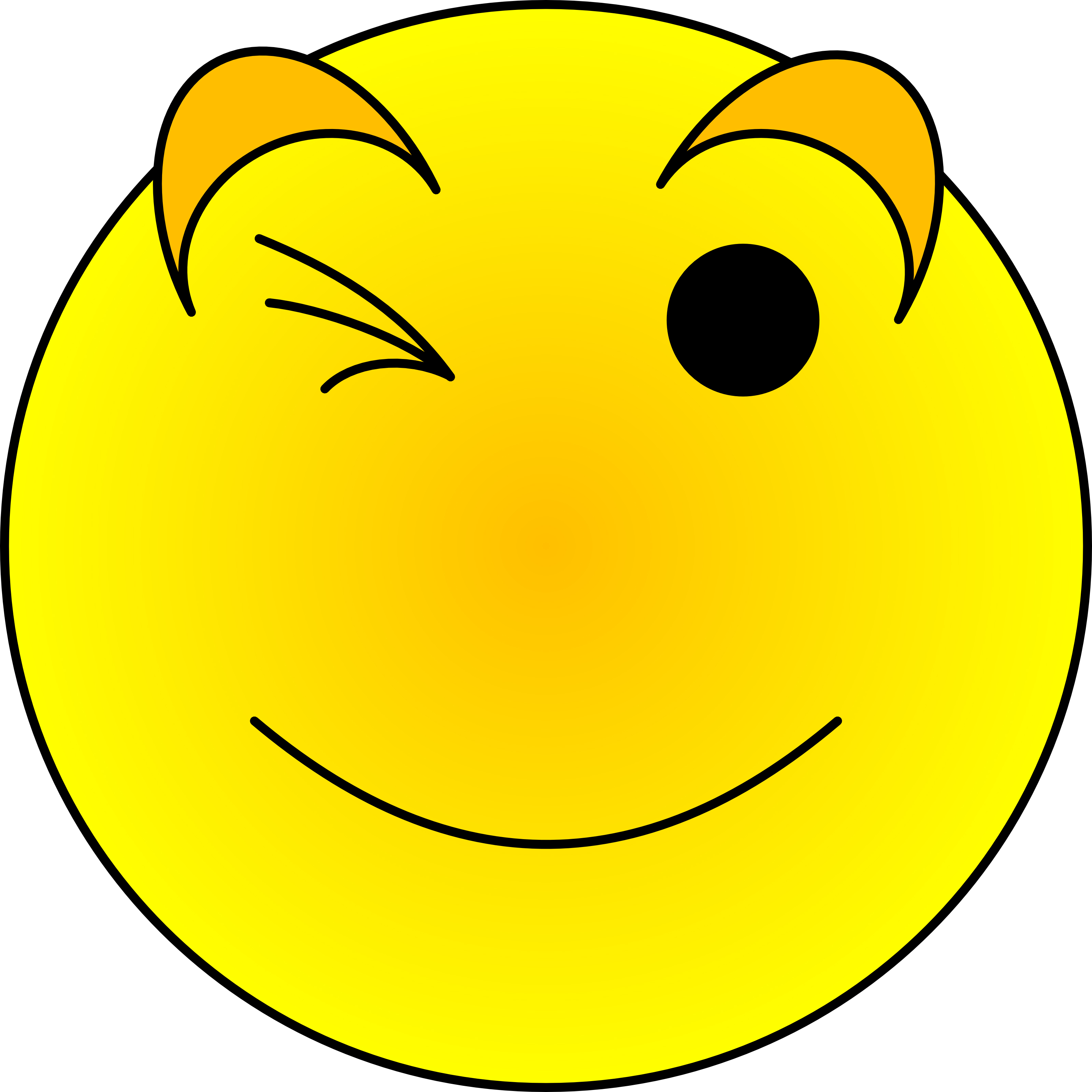 Smile Wink - ClipArt Best