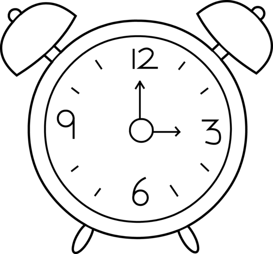 Alarm clock clipart free