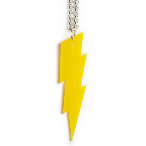 Harry Potter Lightning Bolt Necklace by evilduck