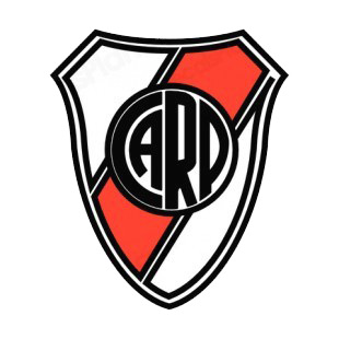 Club atletico river plate soccer team logo soccer teams decals ...