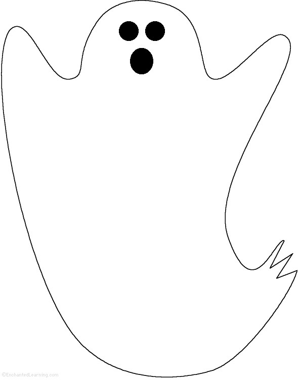 Ghost Outline ClipArt Best