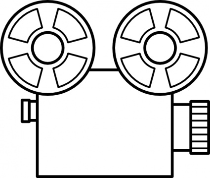 Old video camera clipart