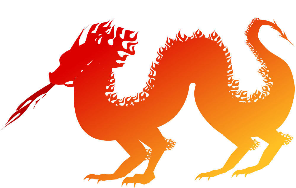 Chinese new year dragon clip art