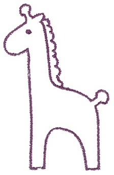 Giraffe Outline Printable Clipart - Free to use Clip Art Resource