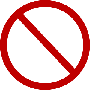 No Circle Clipart Cliparthut Free Clipart