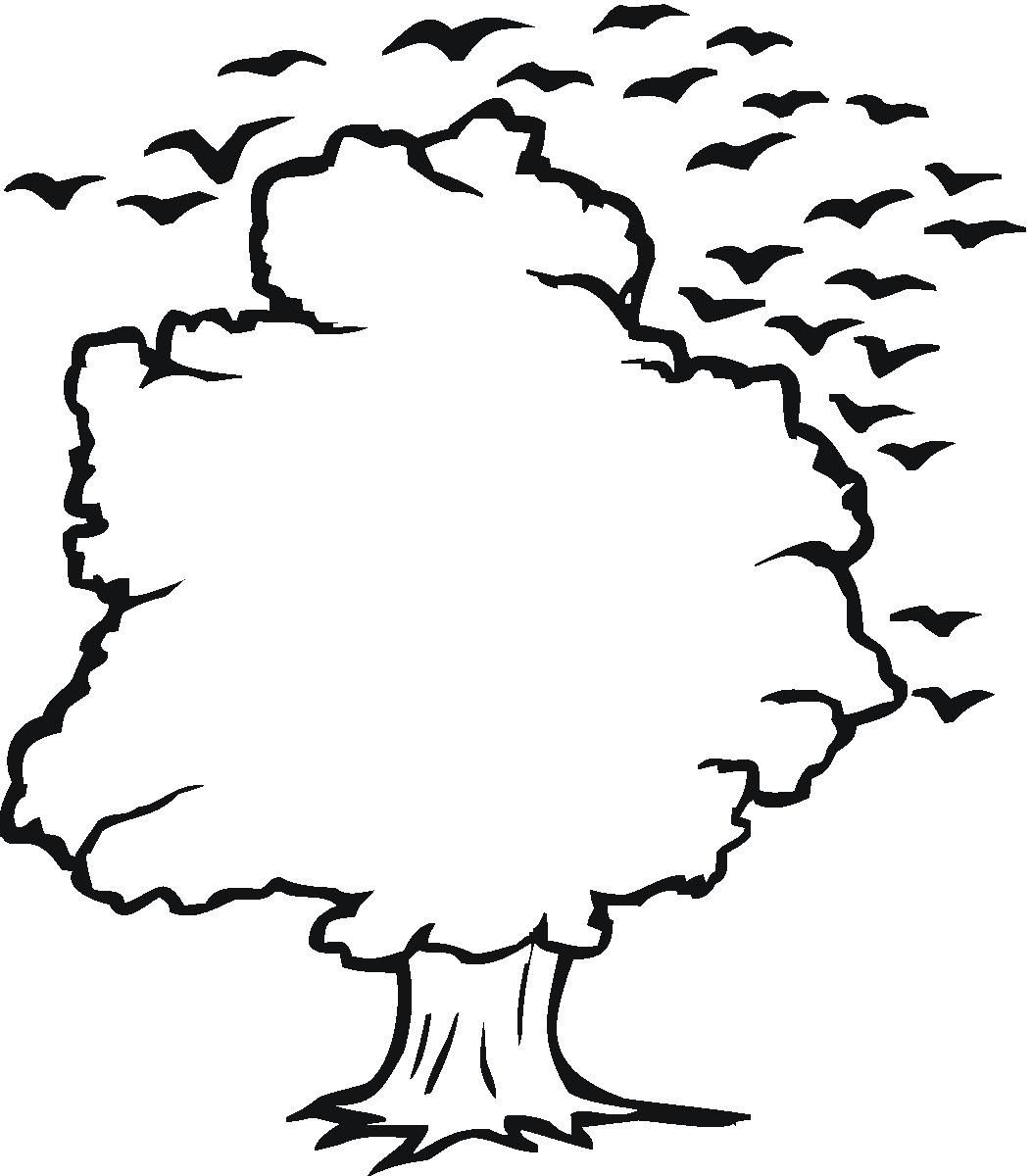 Simple Tree Outline | Free Download Clip Art | Free Clip Art | on ...