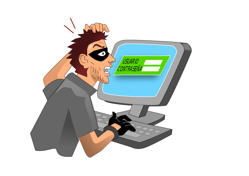 Password security clipart