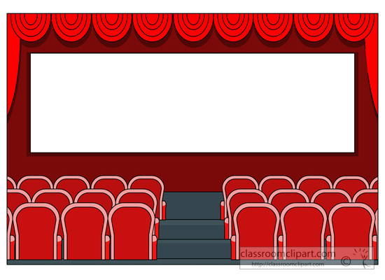 Movie theater pictures clip art