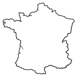 Outline France Clipart - Free to use Clip Art Resource