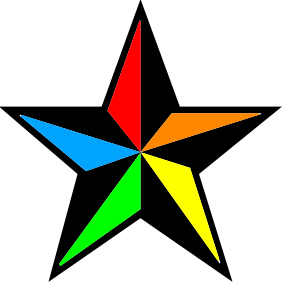 Rainbow nautical star - ClipArt Best - ClipArt Best
