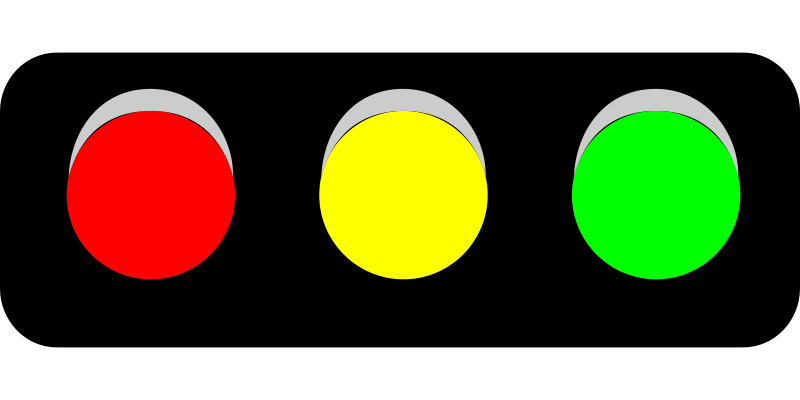 Stop light traffic light photo clipart image #27085