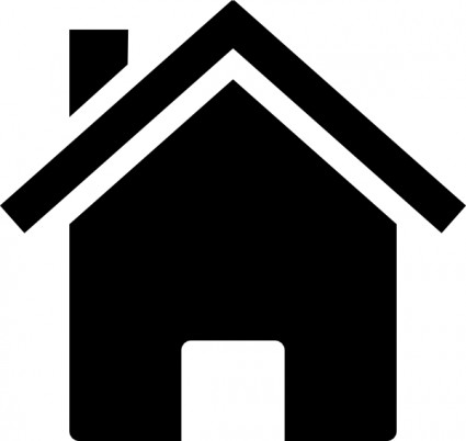 Free Simple Black and White House Clip Art Image - 987, House ...
