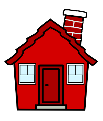 Red House Clipart