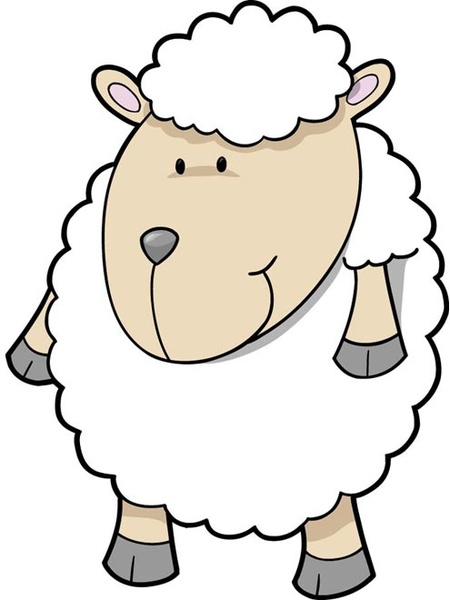 Vector baby sheep drawing Free vector in Encapsulated PostScript ...
