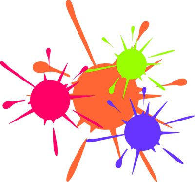 Paintball splatter clip art