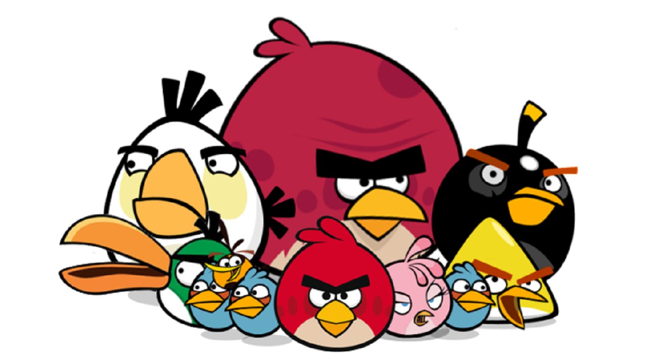 How to Draw Angry Birds (All Birds) - YouTube