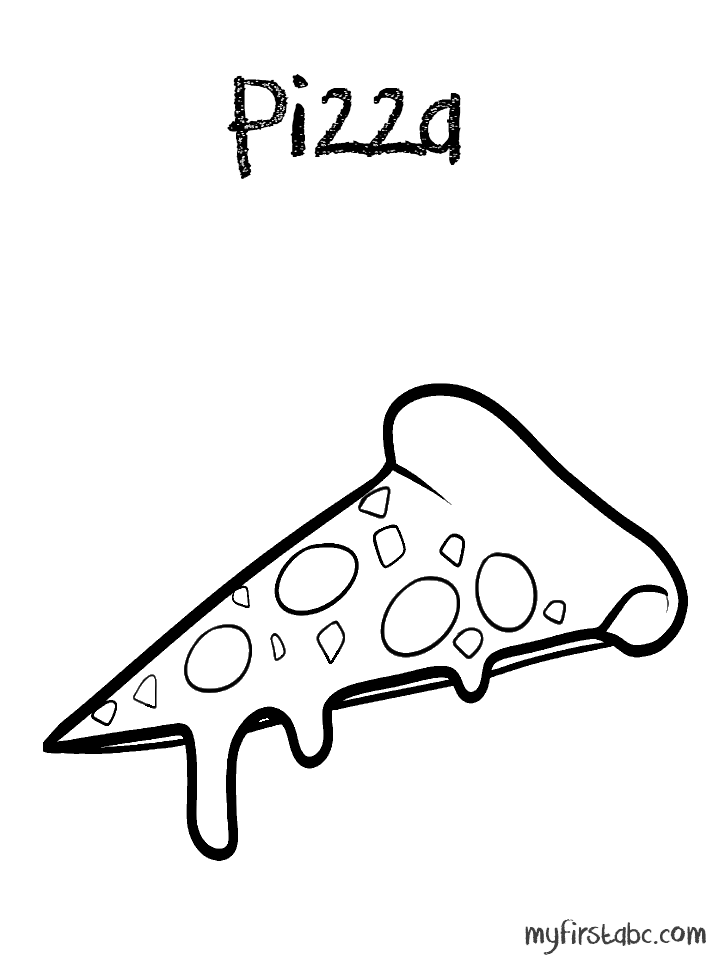 Cheese Pizza Coloring Pages. pizza toppings coloring coloring ...