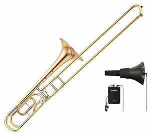 Yamaha YSL448G Intermediate Trombone With F-Attachment and SB5XC ...