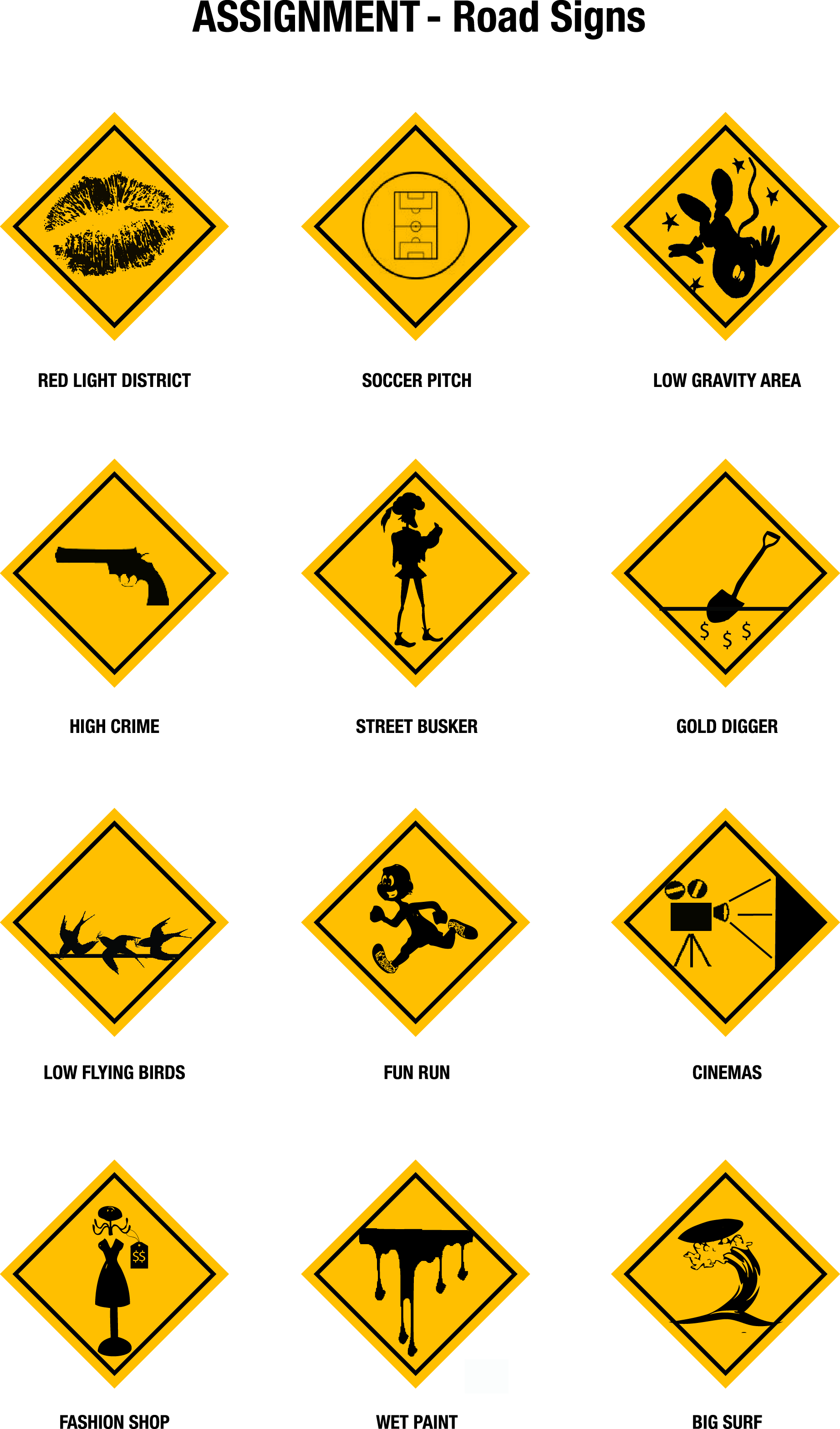 Traffic Signs And Symbols Meaning Make A Symbols Folio With 2 ...