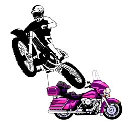 Motorcycle Caricatures - ClipArt Best