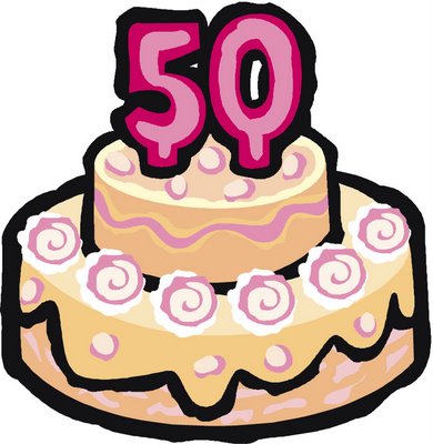 50th happy birthday free greeting card