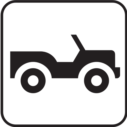 Car pictogram vector image | Public domain vectors